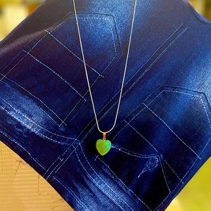 Green gem necklace